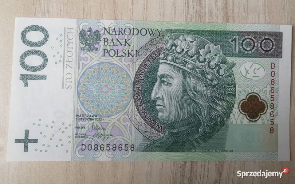 Banknot 100zl z 1994r PĘTLARADAR ID 5686586 Bytom