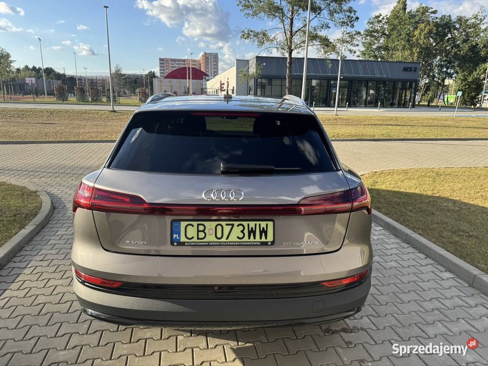 Audi Etron 50 Quattro 2019 r 70 300 VAT 23 Salon automatyczna e-tron Bydgoszcz