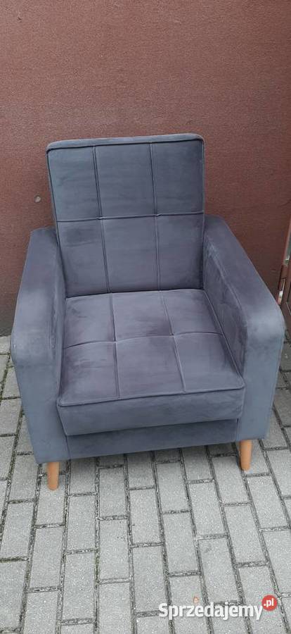 Fotel w kolorze szarym Poznań sprzedam