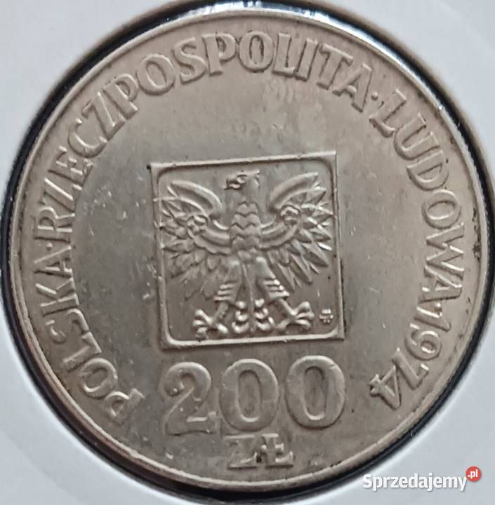 200 XXX Lat PRL Mapka 1974 11 UNC Konin
