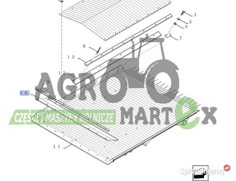 87376933 USZCZELKA FARTUCH CNH Wichrów sprzedam