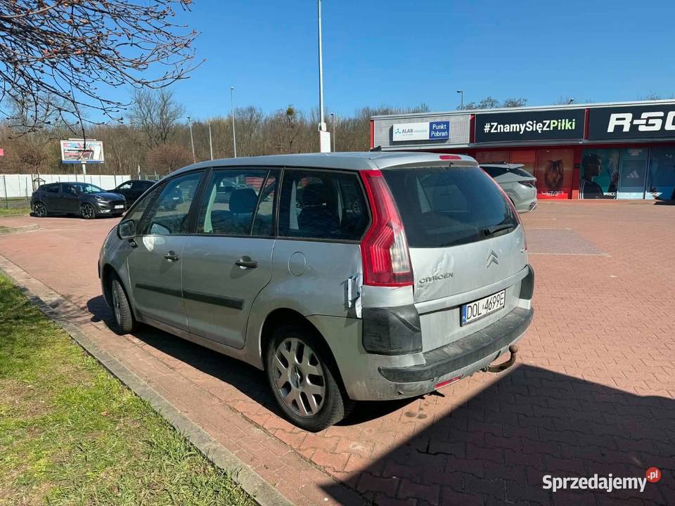 Citron c4 grand picasso 18 benzyna uszkodzony C4 Grand Picasso wielkopolskie Poznań