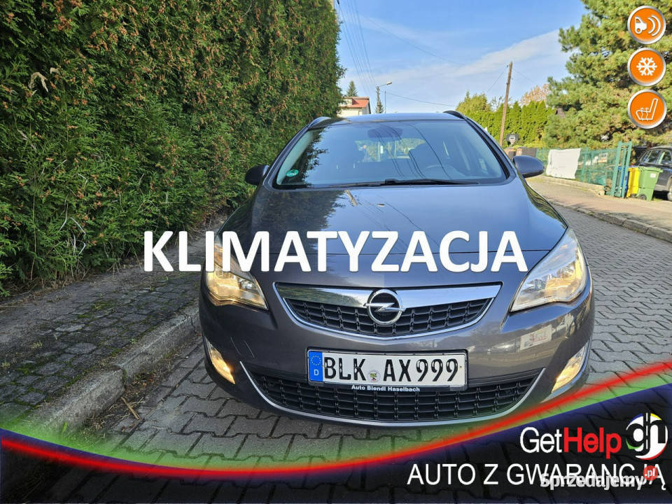 Opel Astra Podgrzewane fotele i kierownica Astra śląskie Ruda Śląska