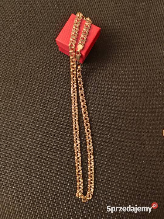 Piekny złoty łańcuszek splot Galibardi złoto Skarżysko-Kamienna sprzedam