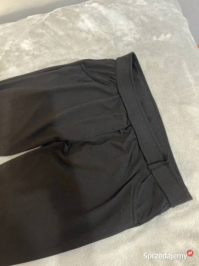 Legginsy getry spodnie jegginsy czarne czarny Spodnie Jasło