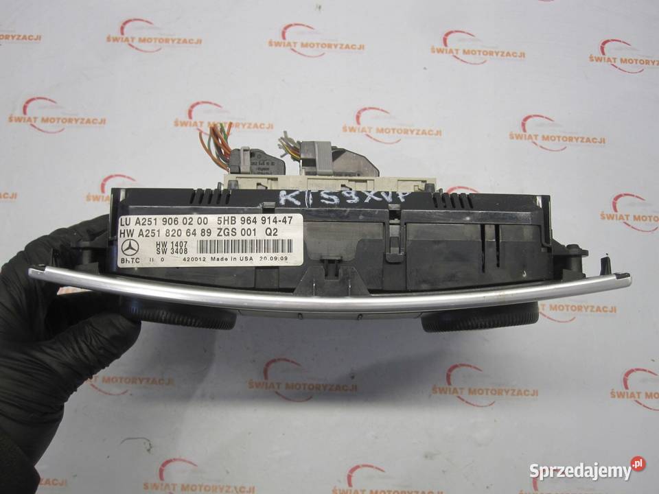 MERCEDES W251 panel klimatyzacji A2519060200 osobowe Kielce