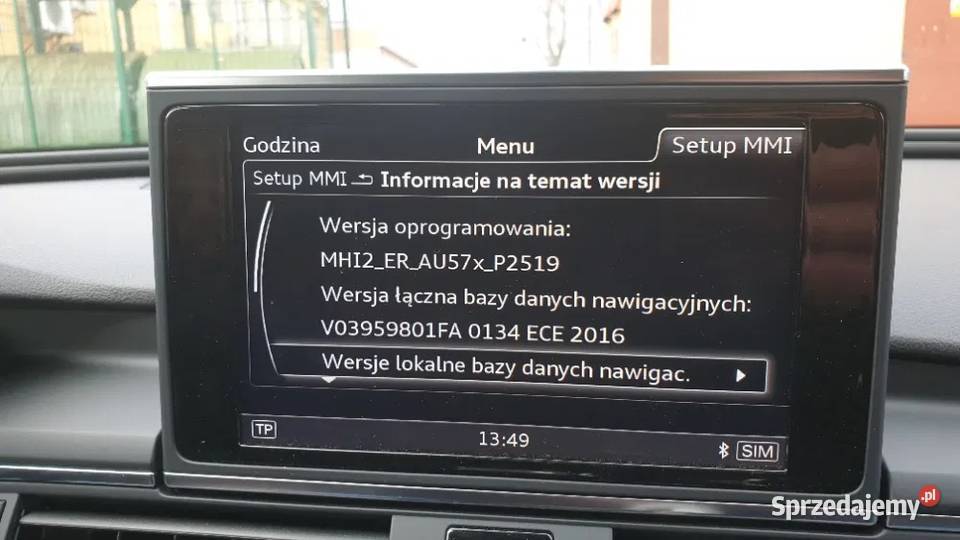 POLSKIE Menu USA AUDI Konwersja A3 A4 B9 A5 S6 Szczecinek