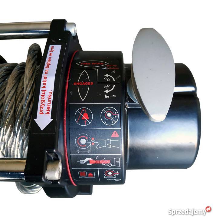 Wyciągarka Samochodowa Presko Winch 12000 HD 12V kujawsko-pomorskie Solec Kujawski sprzedam