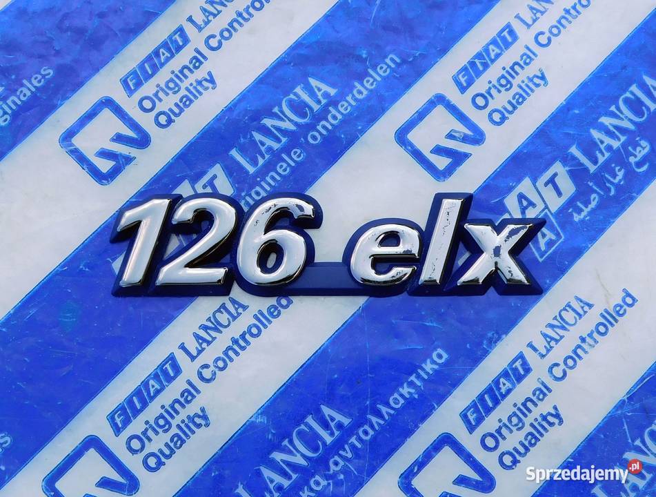 NOWY emblemat znaczek logo napis 126elx Fiat Tarnów