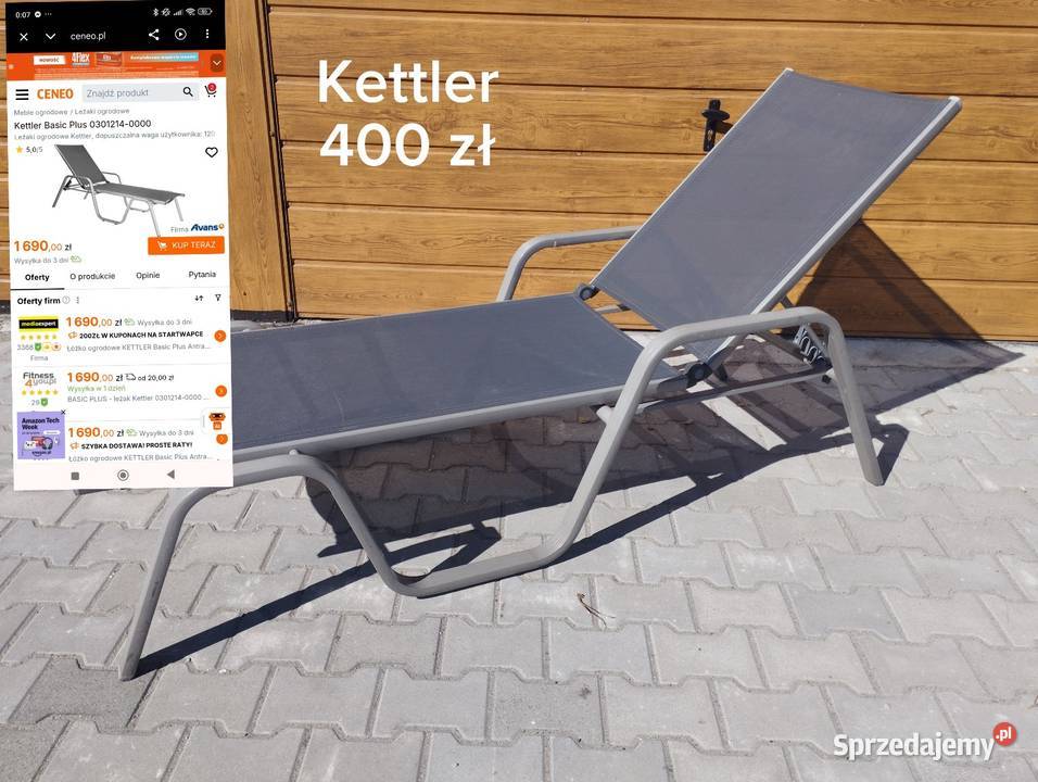 Leżak ogrodowy Kettler Szamotuły