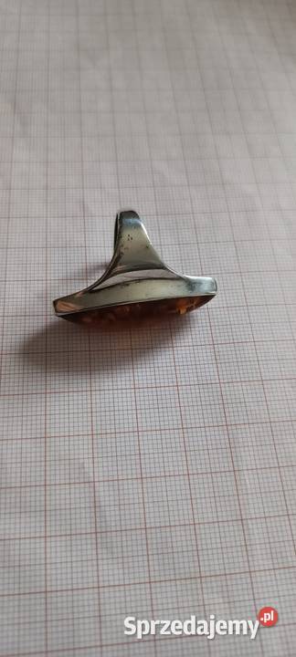 Pierścionek Bursztyn Vintage Białystok