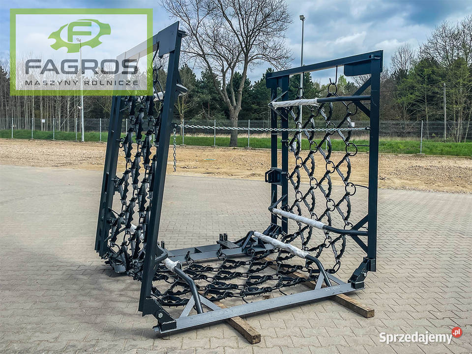 Nowa ŁĄKOWA Włóka polowa brona hydrauliczna RATY Pozostałe Sierpc
