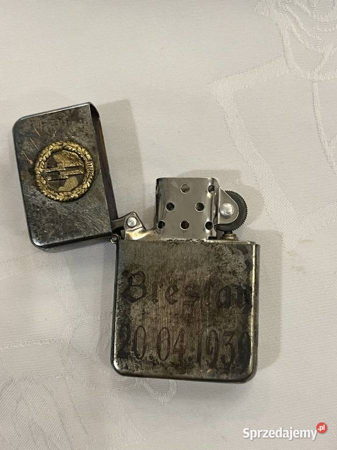 Niemiecka zapalniczka benzynowa III Rzesza małopolskie Kraków