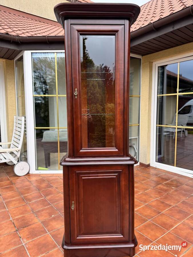 Witryna narożna stylowa pokojowa kredens regał Sulbiny