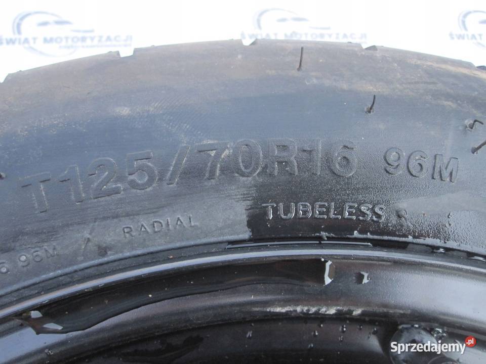 AUDI A3 II 8P GOLF V LEON II koło dojazdowe Kielce sprzedam