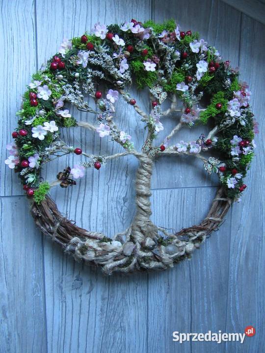 stroik kompozycja dekoracja drzewo życia Kompozycje kwiatowe Bielsko-Biała