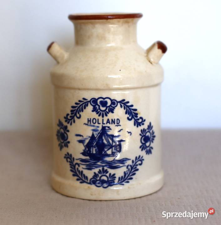 Porcelanowy mlecznik kanka ceramika retro Gdańsk