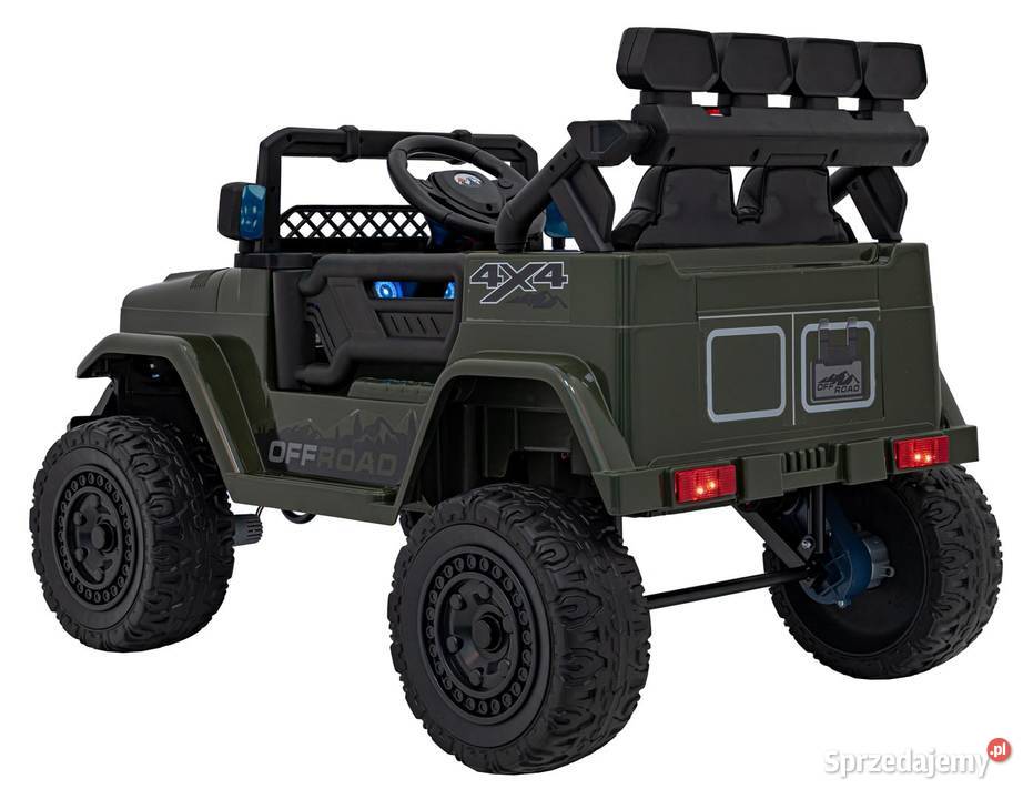 Pojazd OffRoad CLIMBER Zielony 4 Silniki 35W20W Pojazdy elektryczne i spalinowe Łopuszno