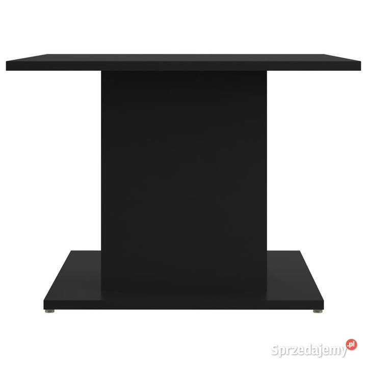 Stolik kawowy czarny 555x555x40 materiał mazowieckie Warszawa
