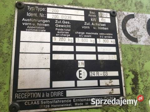 Kombajn Claas Dominator 150 rp2009 Czarna Dąbrówka
