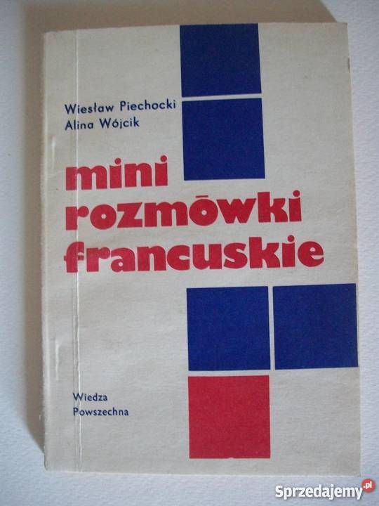 MINI ROZMÓWKI FRANCUSKIE PIECHOCKI WÓJCIK francuski warmińsko-mazurskie