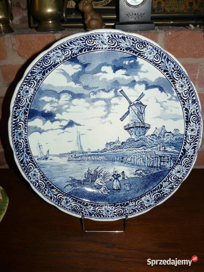 Talerz ozdobny Boch Belgium 2 śląskie Rybnik sprzedam