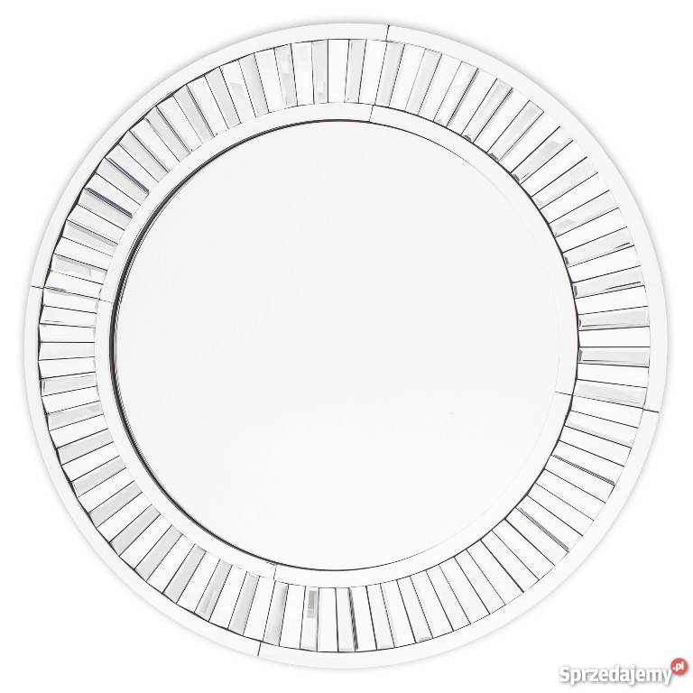 Duże okrągłe lustro glamour vetrario 100 x 100
