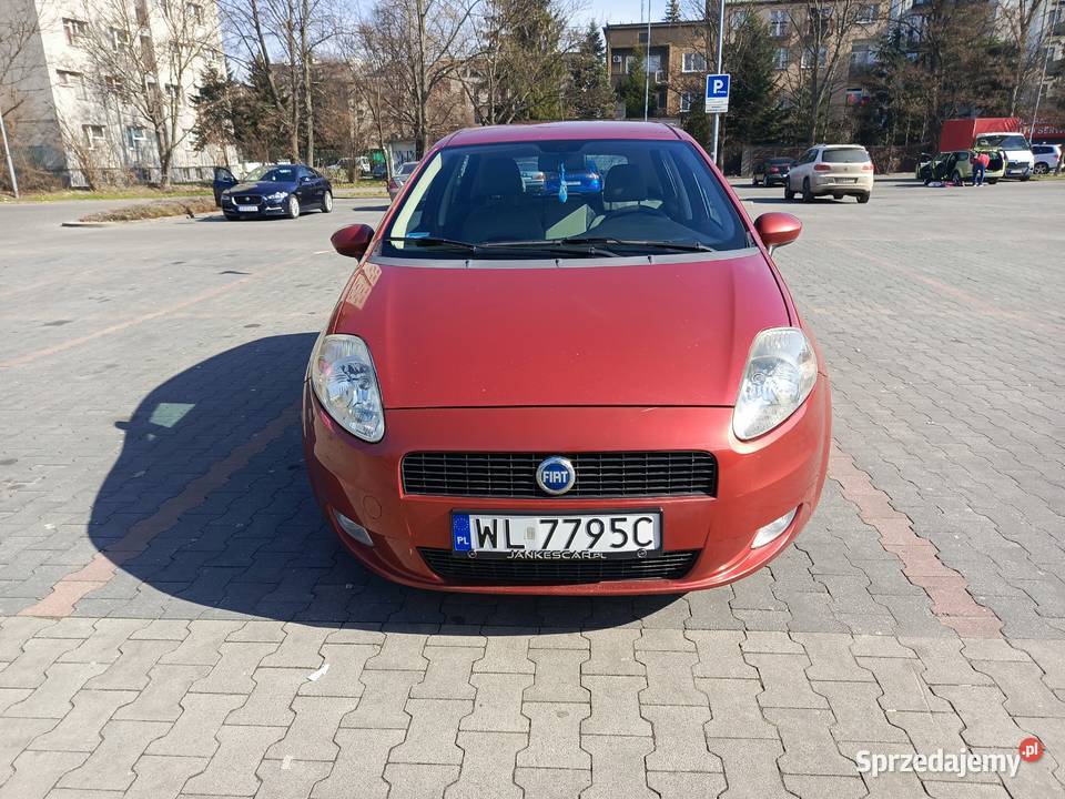 Fiat Grande Punto 14 8v Benzyna LPG Polski salon 1368cm3 Grande Punto Kraków