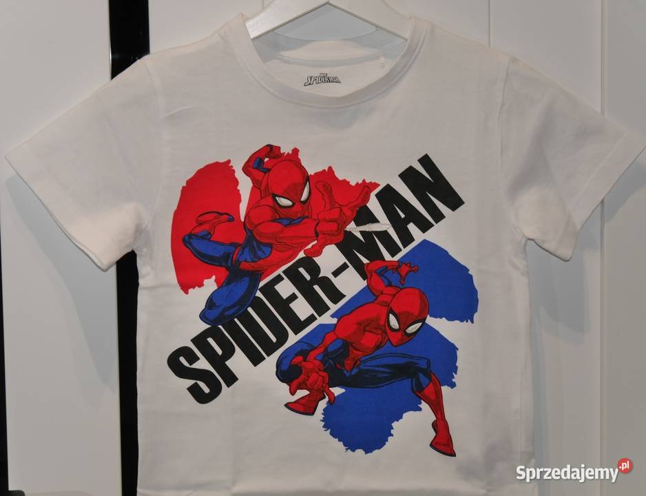 Marvel Spiderman fajna koszulka 128 sprzedam