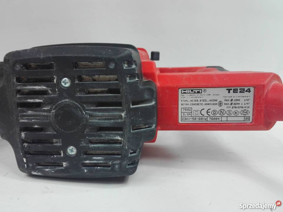 Młotowiertarka HILTI TE24 22 wiertła 230V
