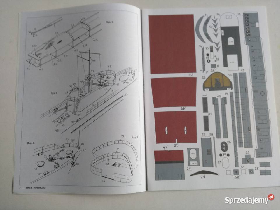 Mały Modelarz 32000 polski trałowiec ORP Dąbrowa Górnicza