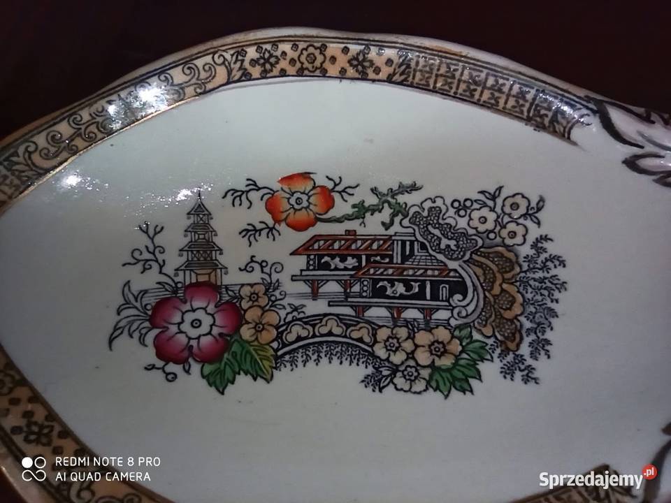 Paterka z pagodą Syg Rorstrant Lata 20 XX w Antyki, Sztuka, Kolekcje