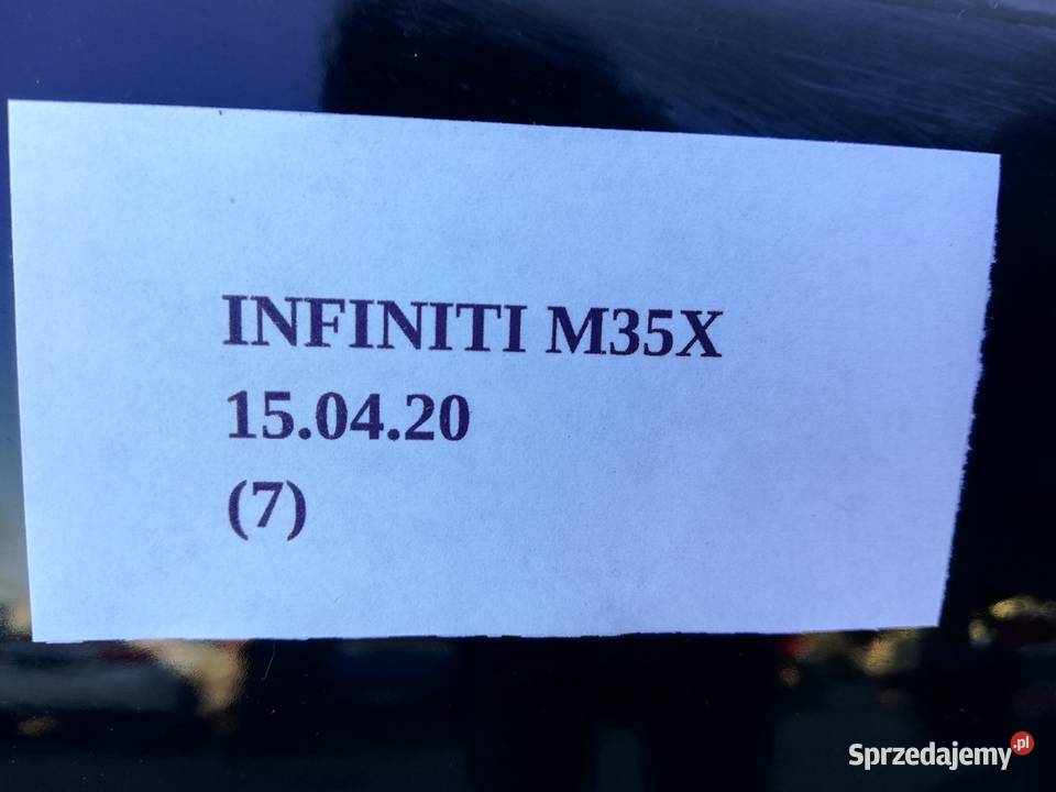 DRZWI PRAWE TYLNE TYŁ GOŁE INFINITI M35X 0510 Nowy Tomyśl