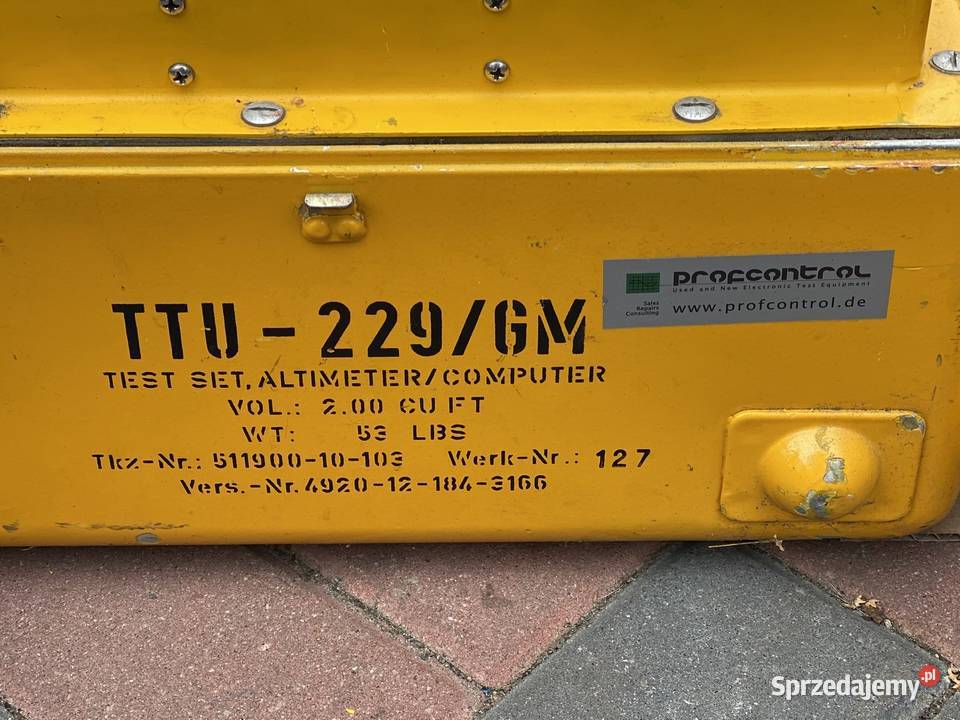 Tester Wysokościomierz System Pokładowy TTU229GM Nowy Tomyśl