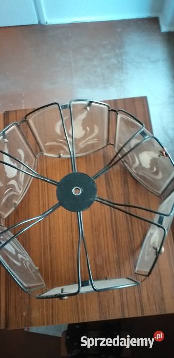 Żyrandol szklanometalowy mazowieckie sprzedam