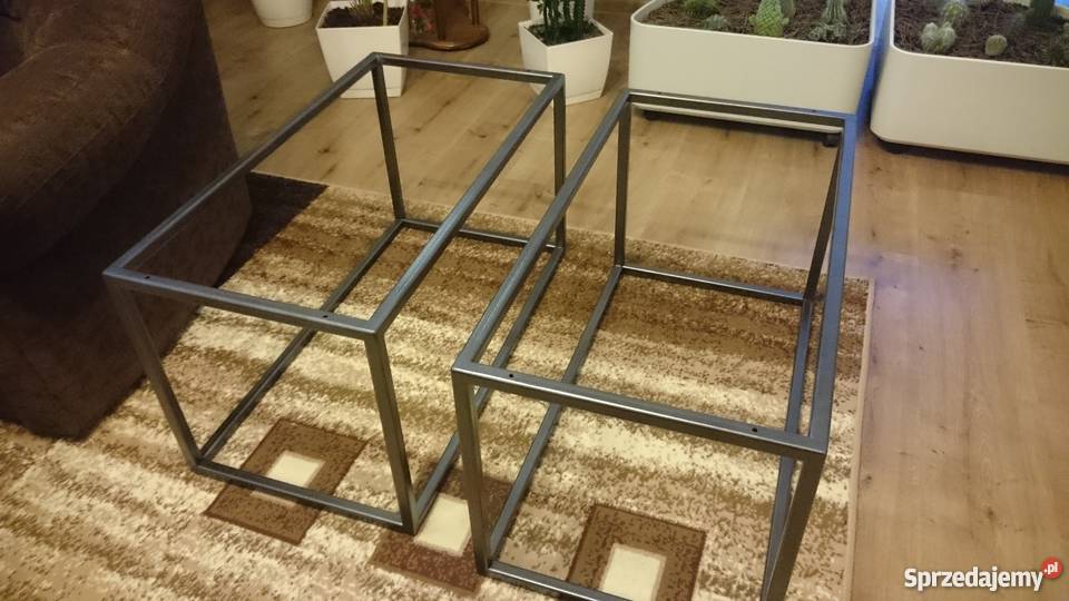 Metal rama ława nogi loft industrial modern Przystajń