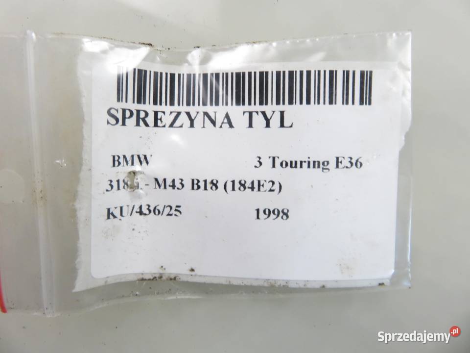 SPRĘŻYNY TYŁ BMW E36 KOMBI małopolskie
