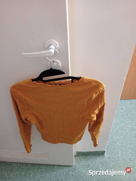 żółta bluzka z długim rękawem Moda i Styl Białystok