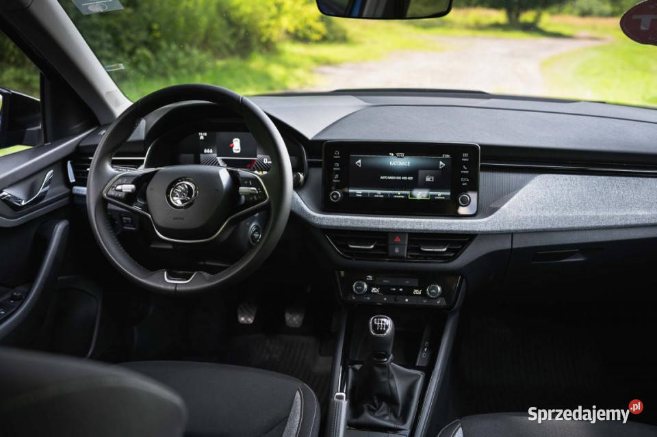 Skoda Kamiq 10 TSI niebieski Kamiq Katowice