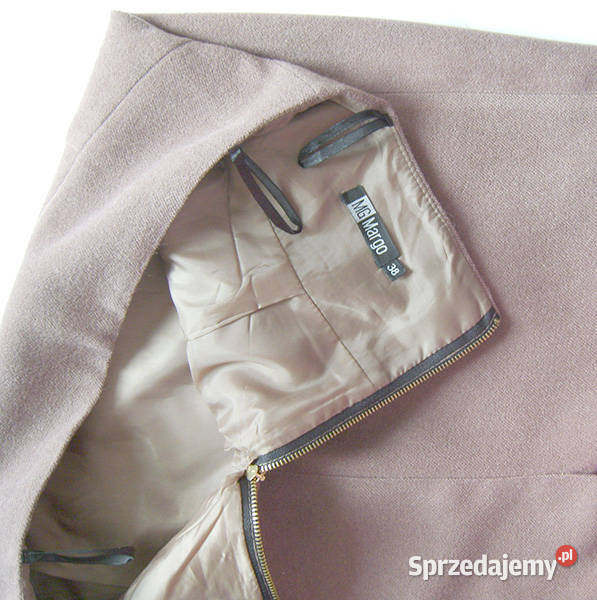 elegancka beżowa spódnica rozmiar 38wełniana brązowy/beżowy Olsztyn