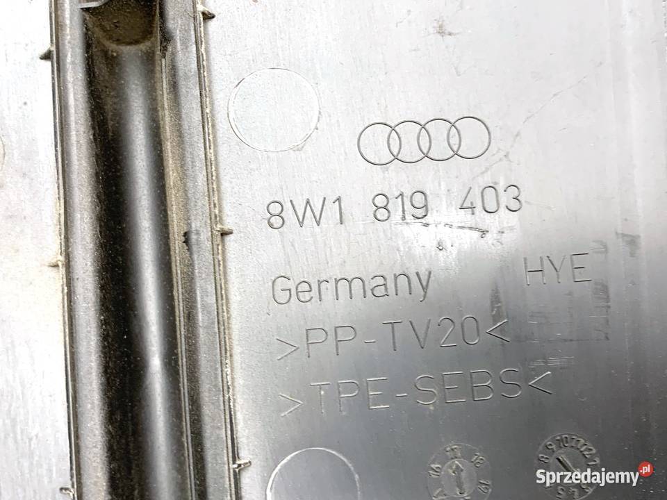 PODSZYBIE AUDI A4 B9 8W1819403 Kombi OSŁONA