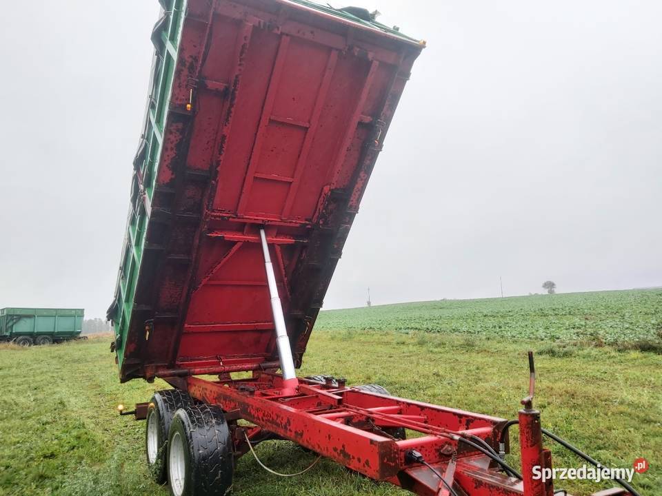 Przyczepa wywrotka tandem Praestbro T 1058 kujawsko-pomorskie Jabłonowo Pomorskie