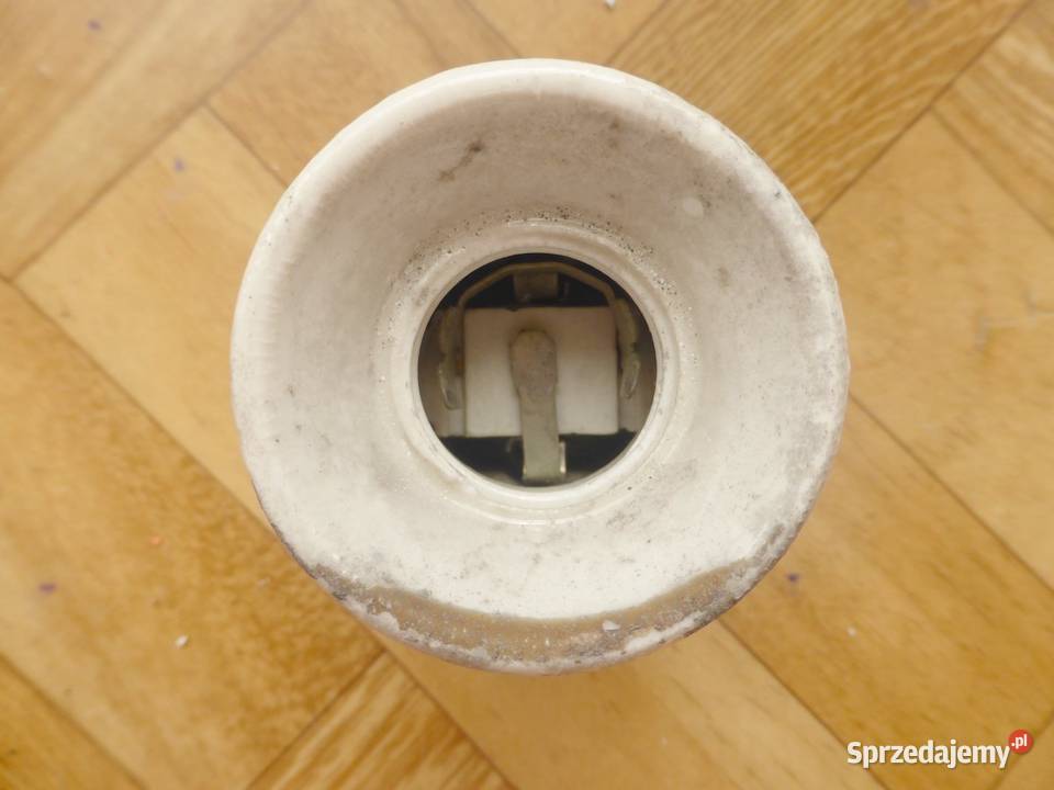 Stara oprawka ceramiczna z czasów PRL Głuchołazy