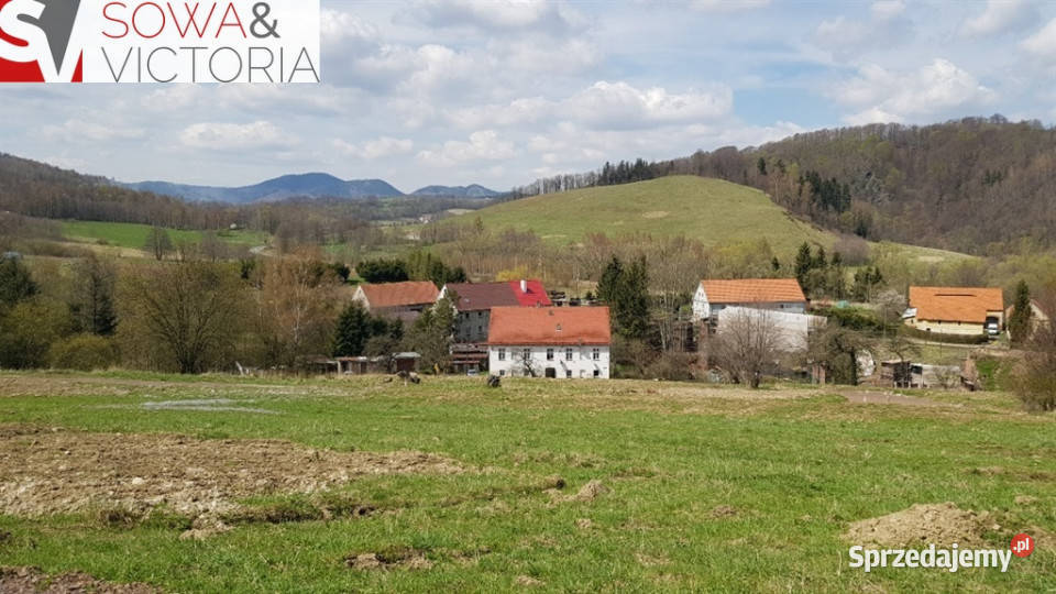 Widokowa działka w Górach Sowich dolnośląskie Jugowice