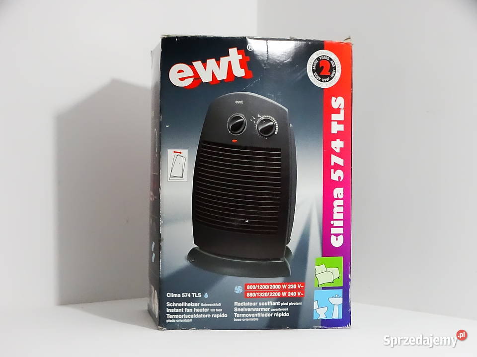 Termowentylator ewt Clima 574 TLS 2000 W Made in Biłgoraj