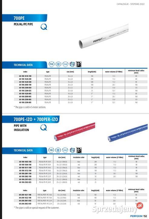 RURA PEX Al PEX 16mm x 2mm x 200m wielowarstwowa Cieszyn