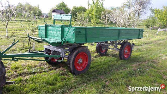 Przyczepa rolnicza Niemiecka 57 t Fischer lubelskie Aleksandrów