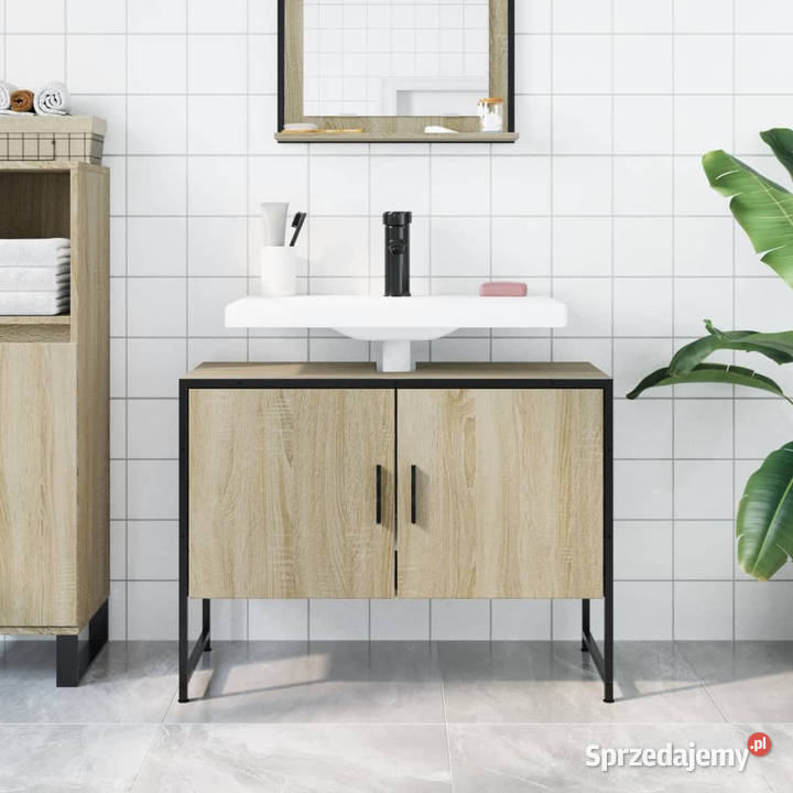 Szafka pod umywalkę dąb sonoma 80x33x60 WM842462 Warszawa
