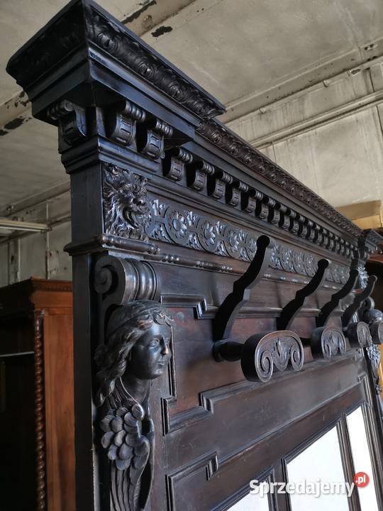 Ozdobna garderoba wieszak włoski neorenesans Wałbrzych sprzedam