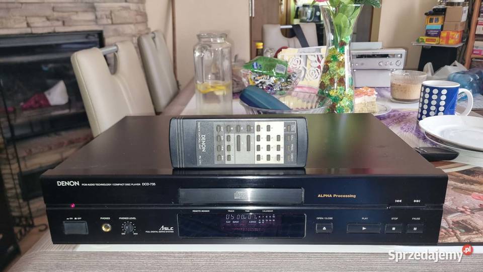 Odtwarzacz CD DENON DCD735 z pilotem Real 20Bit Odtwarzacze CD i MD Warta